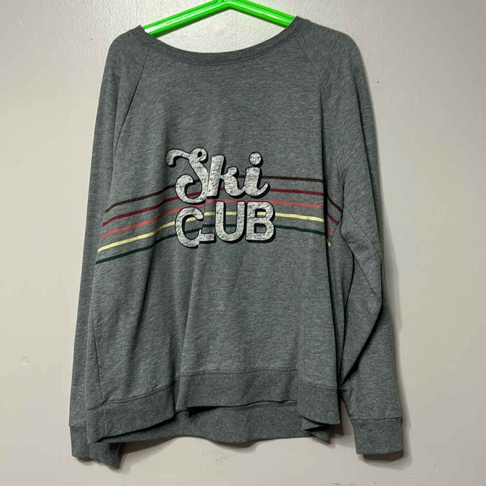 Retro grey sweatshirt XXL